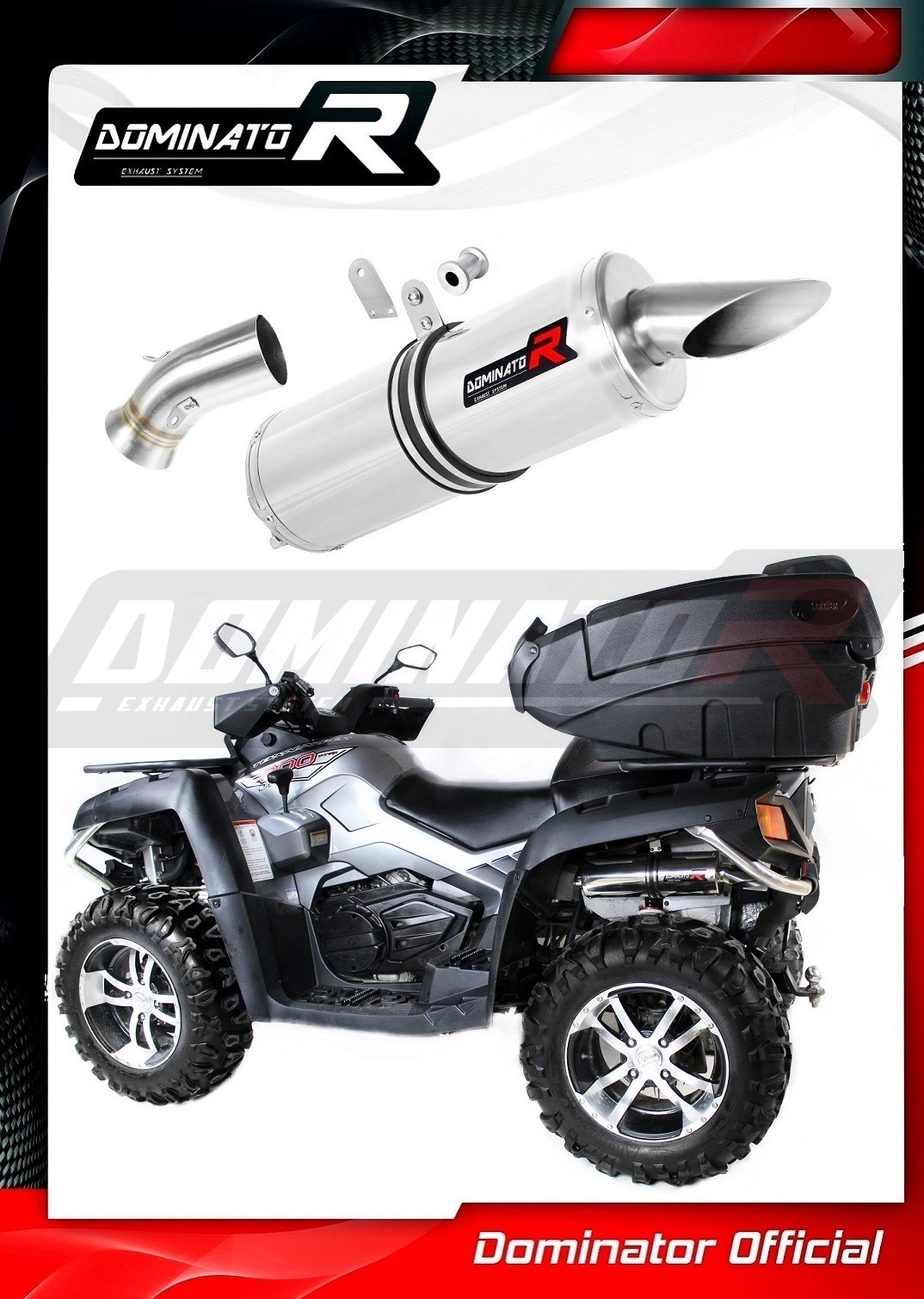 Suzuki DRZ 400 SM S Pot D'échappement Silencieux ST + DB Killer Medium DOMINATOR Système D'échappement