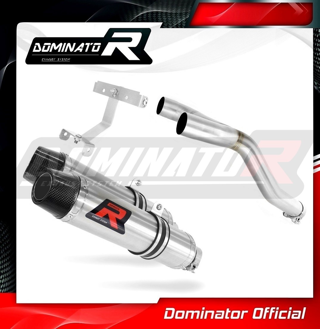 Pot D'échappement Dominator GP FZ6 FAZER 600 - Satiné Acier Inoxydable