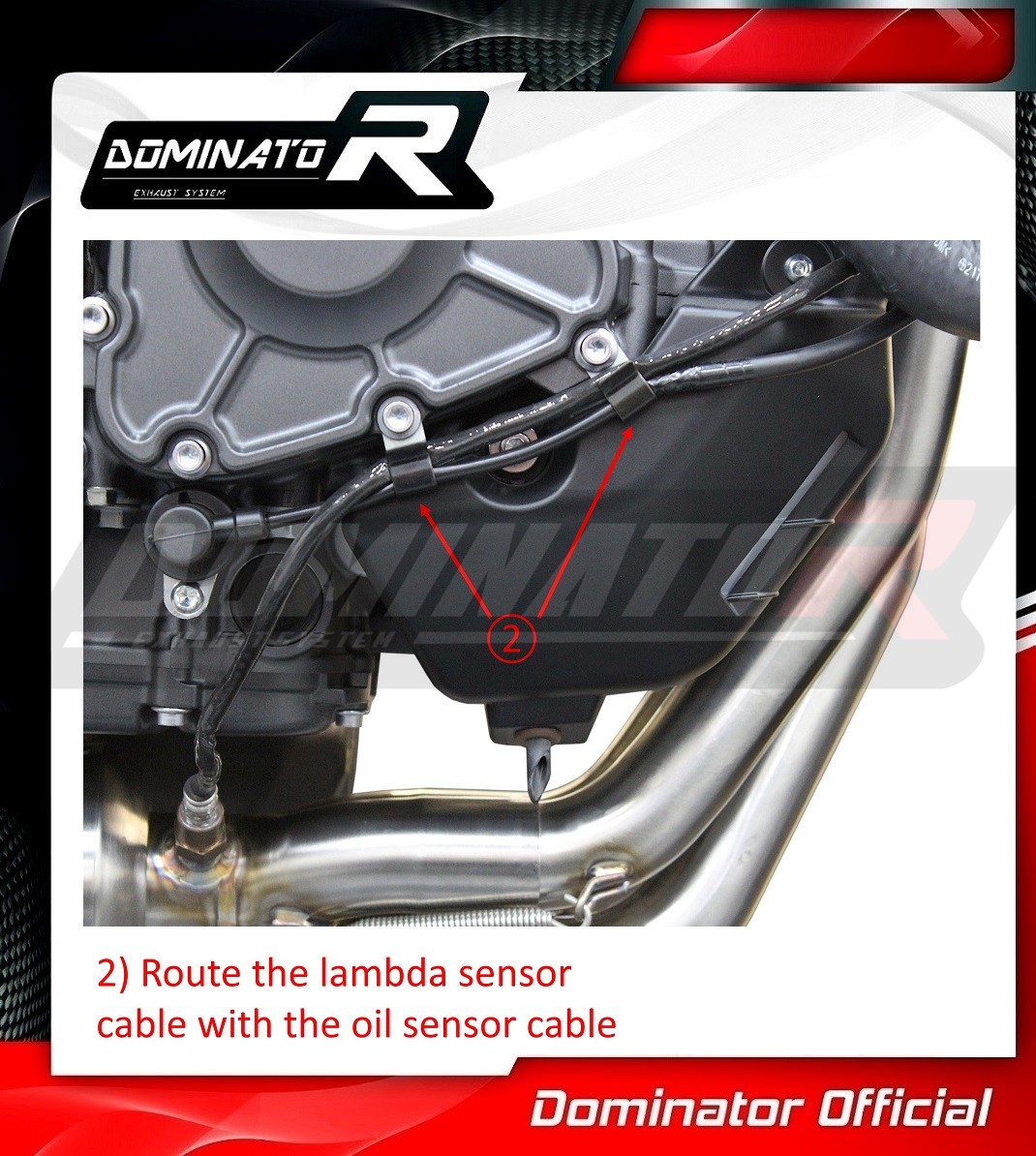 Ligne Complète D'échappement DOMINATOR HP3 Pour Yamaha YZF R125 2014-2018 - Collecteur + Silencieux, Finition Satinée Et Embout Carbone