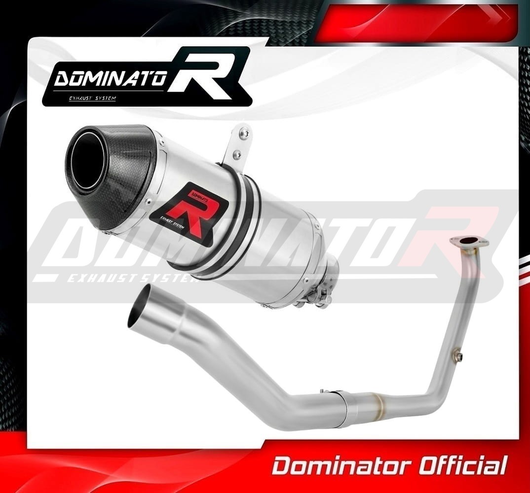 Line Complète D'échappement DOMINATOR GP NOIR Pour YZF R125 2021-2022 - Acier Inoxydable Et Silencieux Sport