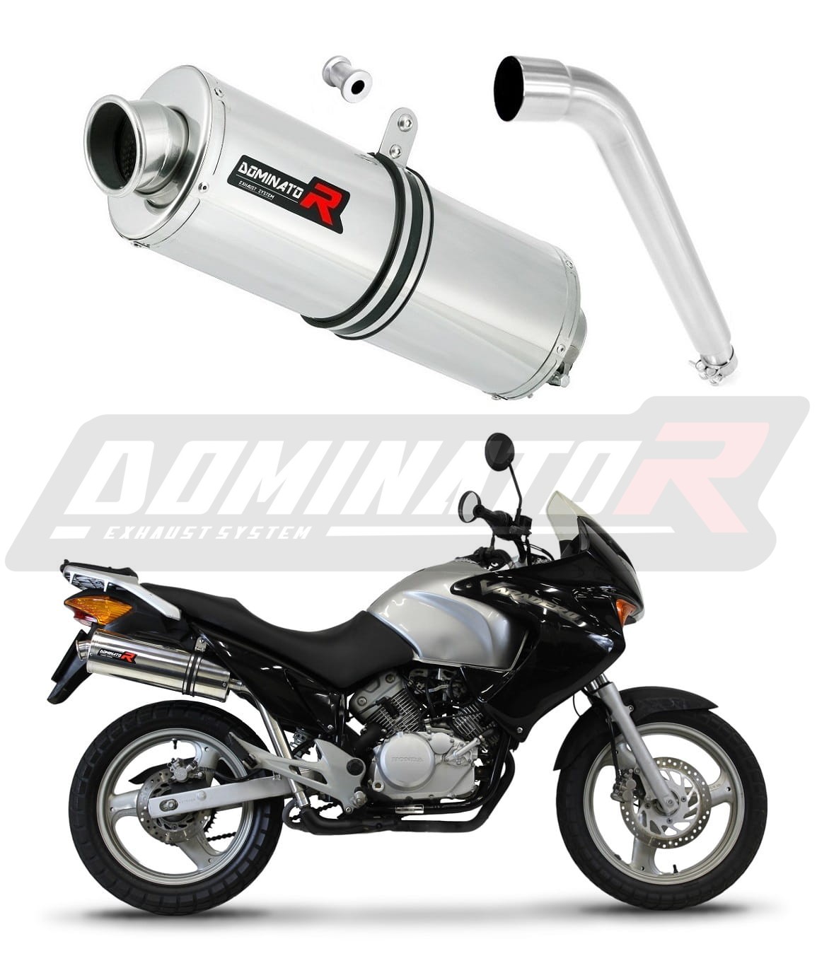 Silencieux sans pare chaleur pour Honda 125 XLV Varadéro - JC32