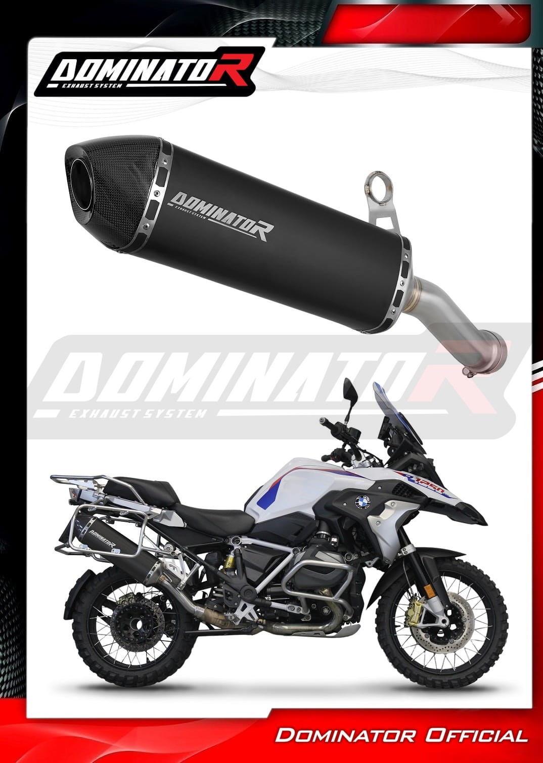 BMW R1200GS 2013 - 2018 Pot d'échappement Silencieux HP7 NOIR + dB ...