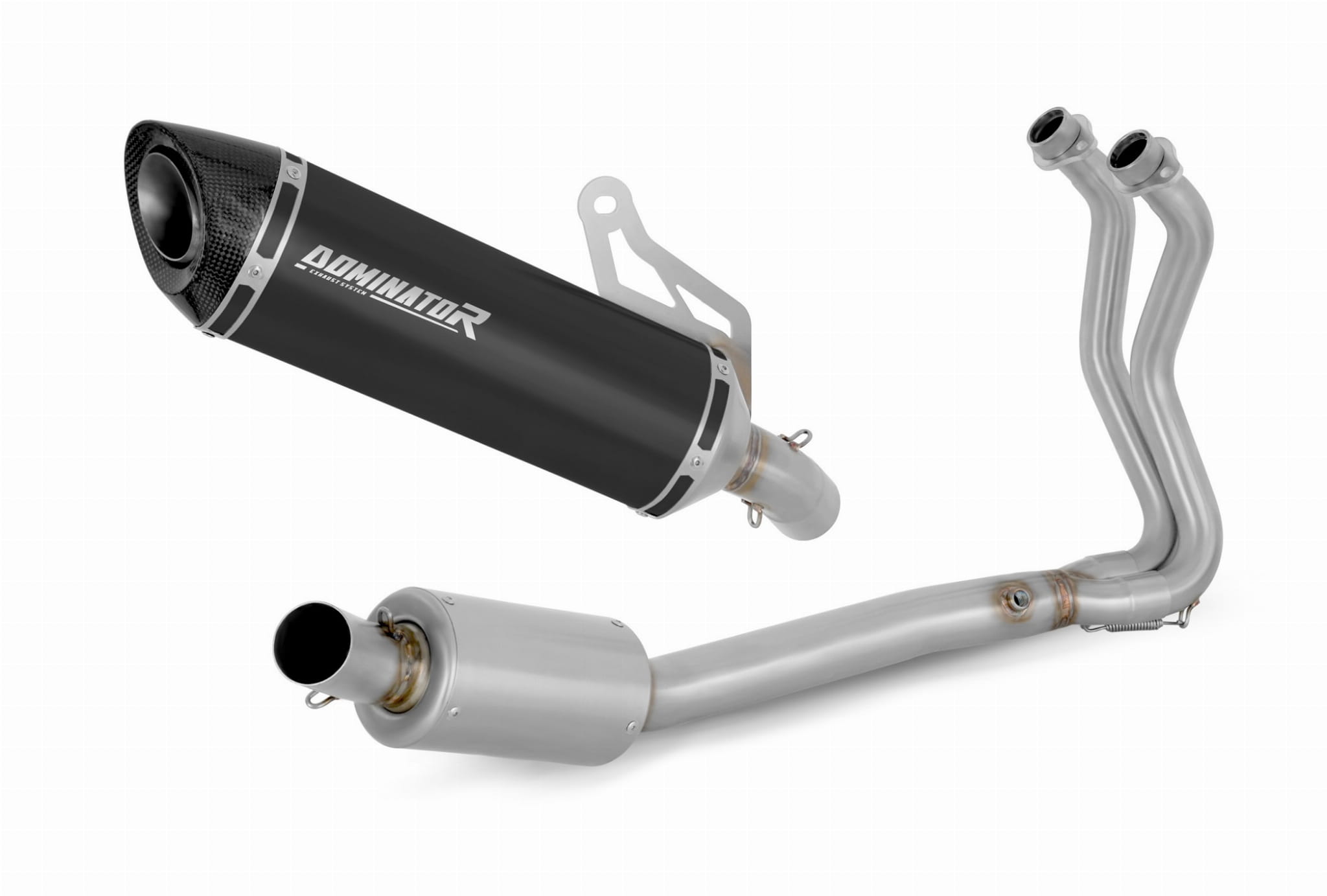 Scarico Universale Moto Tuyau Intermédiaire Échappement ASUDARO - Acier Inoxydable Pour Kawasaki Ninja 400 / Z400 Performance Moteur