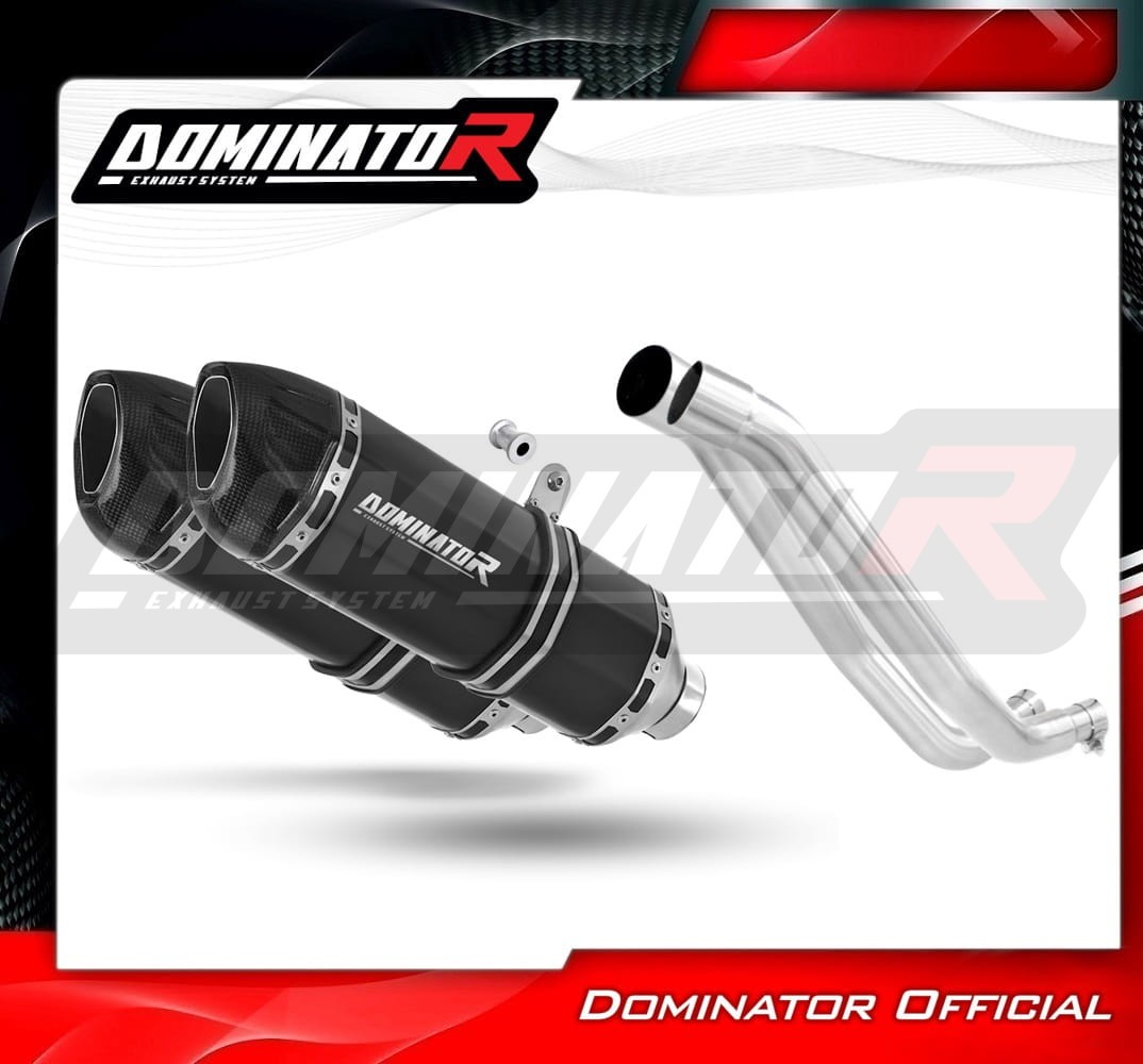 DOMINATOR - Pot D'échappement Silencieux Sport Pour Yamaha XT 660 X (2004-2015) - Acier Inoxydable, DB Killer Inclus - Garantie 5 Ans