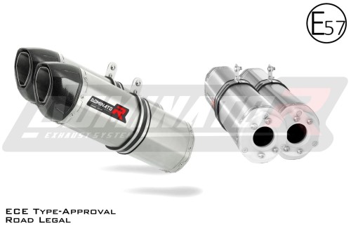 Pot D'échappement Silencieux DOMINATOR Homologué UE Pour Kawasaki Z900 2017-2019 - Acier Inox, DB Killer Soudé - 9