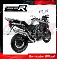 échappement silencieux DOMINATOR ovale compatible avec la moto Triumph TIGER EXPLORER 1200 2012  2015 3