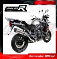 échappement silencieux DOMINATOR HP1 compatible avec la moto Triumph TIGER EXPLORER 1200 2012  2015 3
