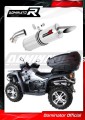 échappement silencieux DOMINATOR rond compatible avec la moto Cf moto X8 Terralander 800 V Twin 2012  2016