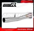 decat silencieux central DOMINATOR Mid Pipe compatible avec la moto Ninja H2 SX 2018  2020