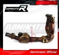 decat silencieux central DOMINATOR Mid Pipe compatible avec la moto Ninja H2 SX 2018  2020 2