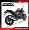échappement silencieux DOMINATOR homologué ovale compatible avec la moto CB 600F HORNET 2007  2013 2