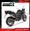 échappement silencieux DOMINATOR GP1 compatible avec la moto Triumph TIGER 800 XC XR 2011  2014 4
