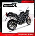 échappement silencieux DOMINATOR rond compatible avec la moto Triumph TIGER 800 XC XR 2015  2017 4