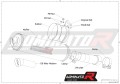 R1200R EXHAUST BMW Homologated EC Type approval  Street legal Approval Certificate Muffler Auspuff Sportauspuff Silencer Echappement Silencieux Scarico Scarichi Escape Wydech Tłumik OVAL 2015 - 2018 Dominator 4