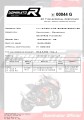 R1200R EXHAUST BMW Homologated EC Type approval  Street legal Approval Certificate Muffler Auspuff Sportauspuff Silencer Echappement Silencieux Scarico Scarichi Escape Wydech Tłumik OVAL 2015 - 2018 Dominator 5