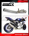 YZF R1 1000 Exhaust Cat Eliminator Catalyst Catalytic Converter Linkpipe Decat Downpipe 2015 - 2017 DOMINATOR