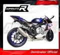 YZF R1 1000 Exhaust Cat Eliminator Catalyst Catalytic Converter Linkpipe Decat Downpipe 2015 - 2017 DOMINATOR 2