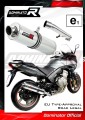 échappement silencieux DOMINATOR homologué rond compatible avec la moto CBF 600 2008  2013 3