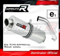 échappement silencieux DOMINATOR homologué ovale compatible avec la moto F750GS 2016  2020