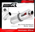 échappement silencieux DOMINATOR homologué ovale compatible avec la moto F800GS 2008  2017