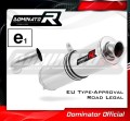 exhaust muffler DOMINATOR homologated road legal ROUND fits to F800S 2006  2012