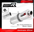 échappement silencieux DOMINATOR homologué ovale compatible avec la moto F800S 2006  2012