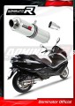 X10 125 EXHAUST Piaggio Muffler Auspuff Sportauspuff Silencer Echappement Silencieux Scarico Scarichi Escape Wydech Tłumik ROUND 2012 - 2016 DOMINATOR