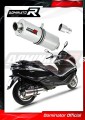 X10 125 EXHAUST Piaggio Muffler Auspuff Sportauspuff Silencer Echappement Silencieux Scarico Scarichi Escape Wydech Tłumik OVAL  2012 - 2016 DOMINATOR