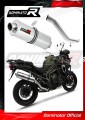 échappement silencieux DOMINATOR ovale compatible avec la moto Triumph TIGER EXPLORER 1200 XC XR 2016  2017