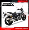échappement silencieux DOMINATOR ovale compatible avec la moto Yamaha XJR 1300 2007  2016 3