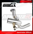 decat silencieux central DOMINATOR Mid Pipe compatible avec la moto Multistrada 1260 / 1260 S 2018  2020 2