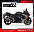 échappement silencieux DOMINATOR rond compatible avec la moto Suzuki GSXR 1300 Hayabusa 2008  2019 4