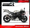 échappement silencieux DOMINATOR GP1 compatible avec la moto Yamaha YZF R1 1000 RN09 2002  2003 4