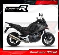 échappement silencieux DOMINATOR ovale compatible avec la moto Honda NC 700 / 750 X 2012  2020 4