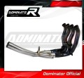 decat silencieux central DOMINATOR Mid Pipe compatible avec la moto YZF R1 1000 2020  2022 5
