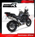 échappement silencieux DOMINATOR ovale compatible avec la moto Benelli TRK 502 X 2018  2021 3