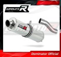 échappement silencieux DOMINATOR rond compatible avec la moto Benelli TRK 502 X 2018  2021 2