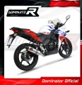 kompletny układ wydechowy z tłumikiem DOMINATOR Full System HP3 pasujący do motocykla Honda CBR 150 R 2011 - 2016 3