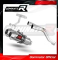 échappement silencieux DOMINATOR ovale compatible avec la moto Yamaha FZ6 2004  2010 2