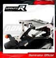FZ6 FAZER S2 Exhaust Yamaha Muffler Auspuff Sportauspuff Silencer Echappement Silencieux Scarico Scarichi Escape Wydech Tłumik ROUND BLACK 2006 - 2010 DOMINATOR 6