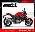 échappement silencieux DOMINATOR HP1 compatible avec la moto Ducati MONSTER 821 2018  2021 4