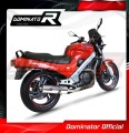 échappement silencieux DOMINATOR rond compatible avec la moto Honda NTV 650 REVERE 1988  1997 3