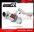 échappement silencieux DOMINATOR GP1 compatible avec la moto Honda NTV 650 REVERE 1988  1997 2