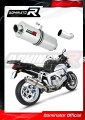 échappement silencieux DOMINATOR ovale compatible avec la moto BMW K1200R 2005  2009
