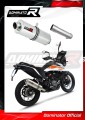 échappement silencieux DOMINATOR ovale compatible avec la moto KTM 390 Adventure 2020  2023