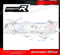 système d’échappement complet avec silencieux DOMINATOR Full System GP compatible avec la moto YAMAHA MT 09 2021  2023 5