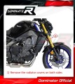 complete exhaust system with muffler DOMINATOR Full System HP3 fits to Yamaha MT 09 2021  2023 6