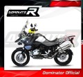 échappement silencieux DOMINATOR ovale compatible avec la moto BMW R1200GS 2010  2012 4