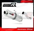 échappement silencieux DOMINATOR ovale compatible avec la moto Yamaha XT 600 TENERE 1987  1989 2