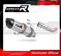 exhaust muffler DOMINATOR HP1 fits to Piaggio Vespa GTS 125 2007  2012 2